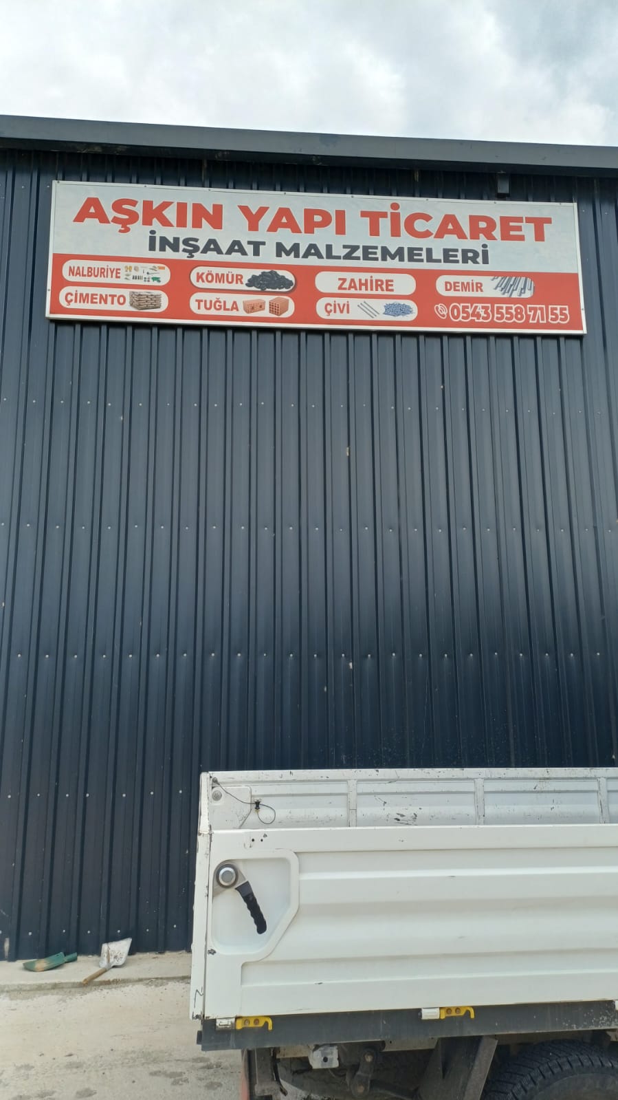 Aşkın Yapı Ticaret mağaza tabelası